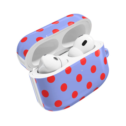 RED POLKA AirPod Case