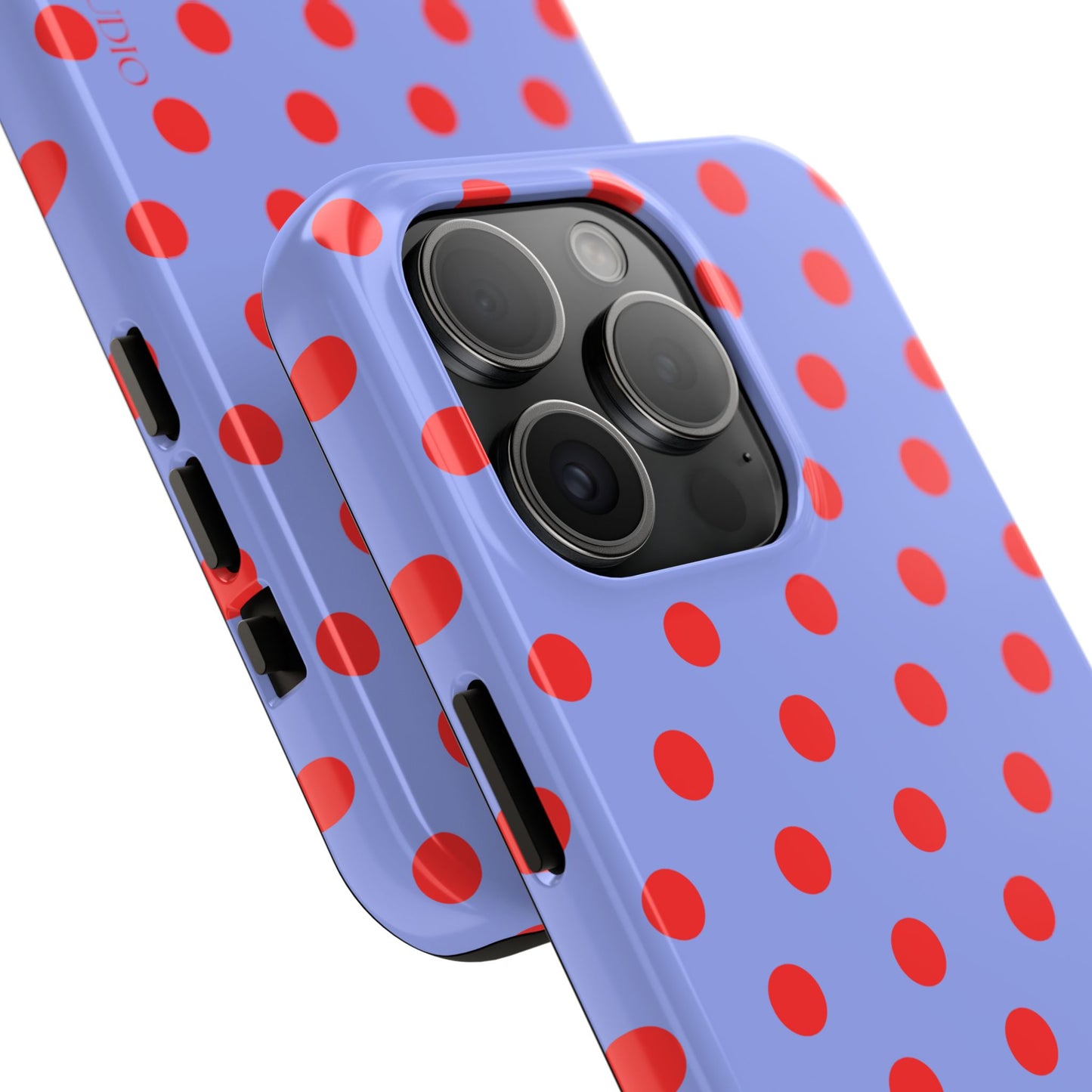 RED POLKA, Tough Phone Case