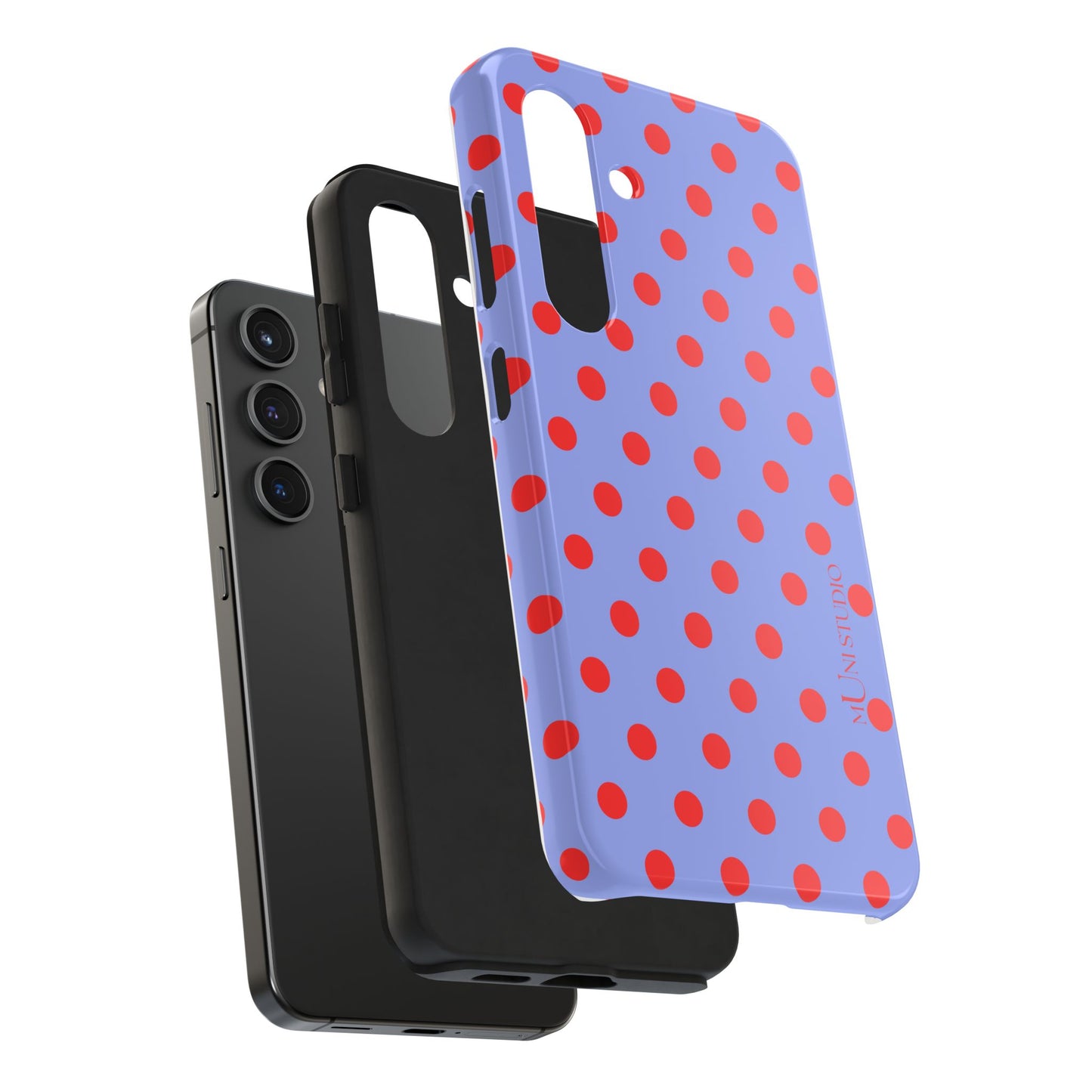 RED POLKA, Tough Phone Case