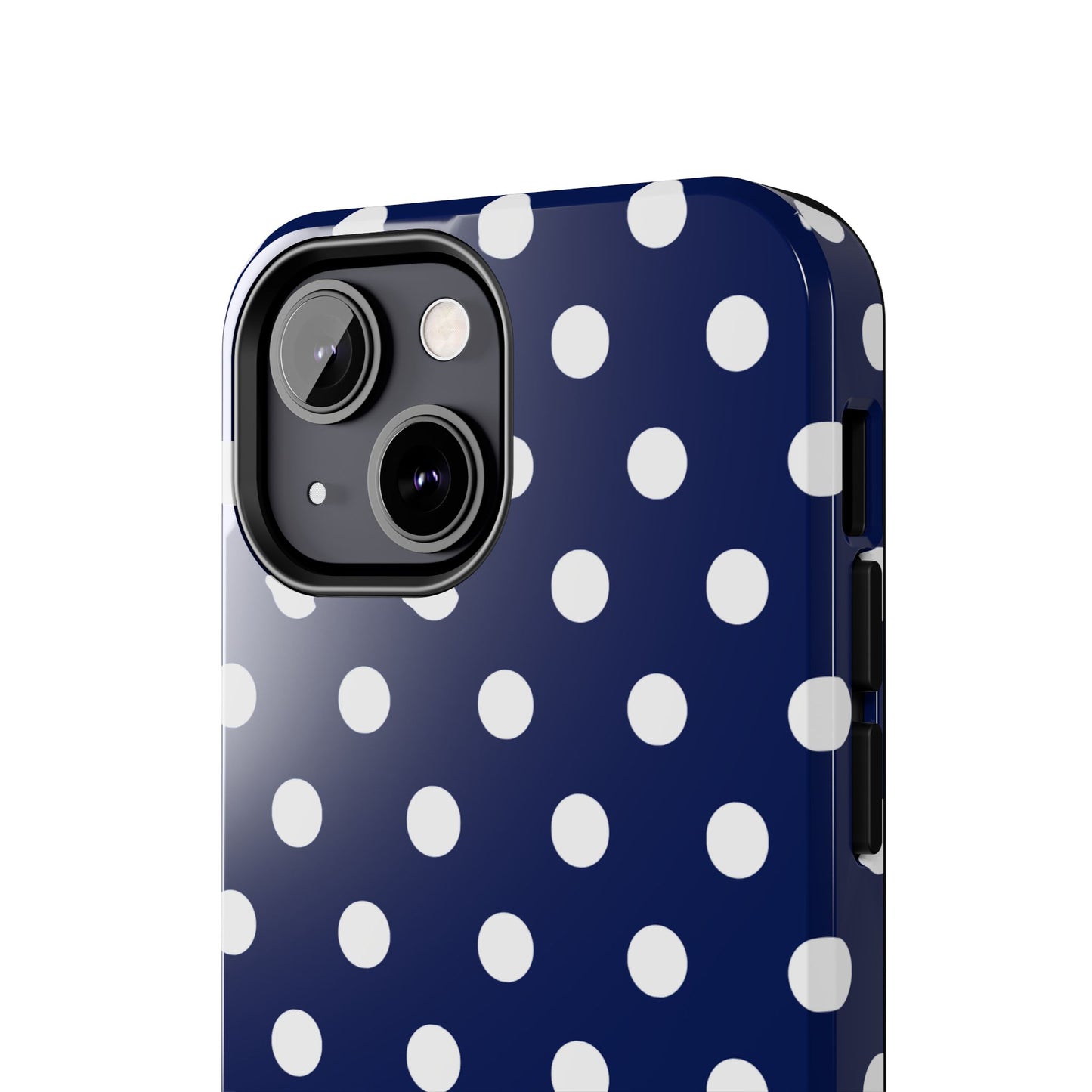 NAVY POLKA, Tough Phone Case