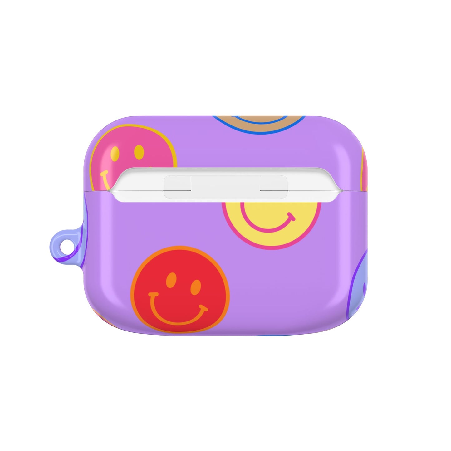 Muni Studio LAVENDER SMILEY AirPod Case – with AirPods