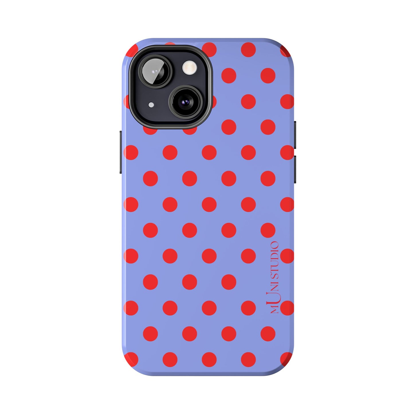 RED POLKA, Tough Phone Case
