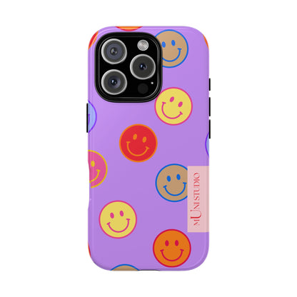 LAVENDER SMILEY, Tough Phone Case