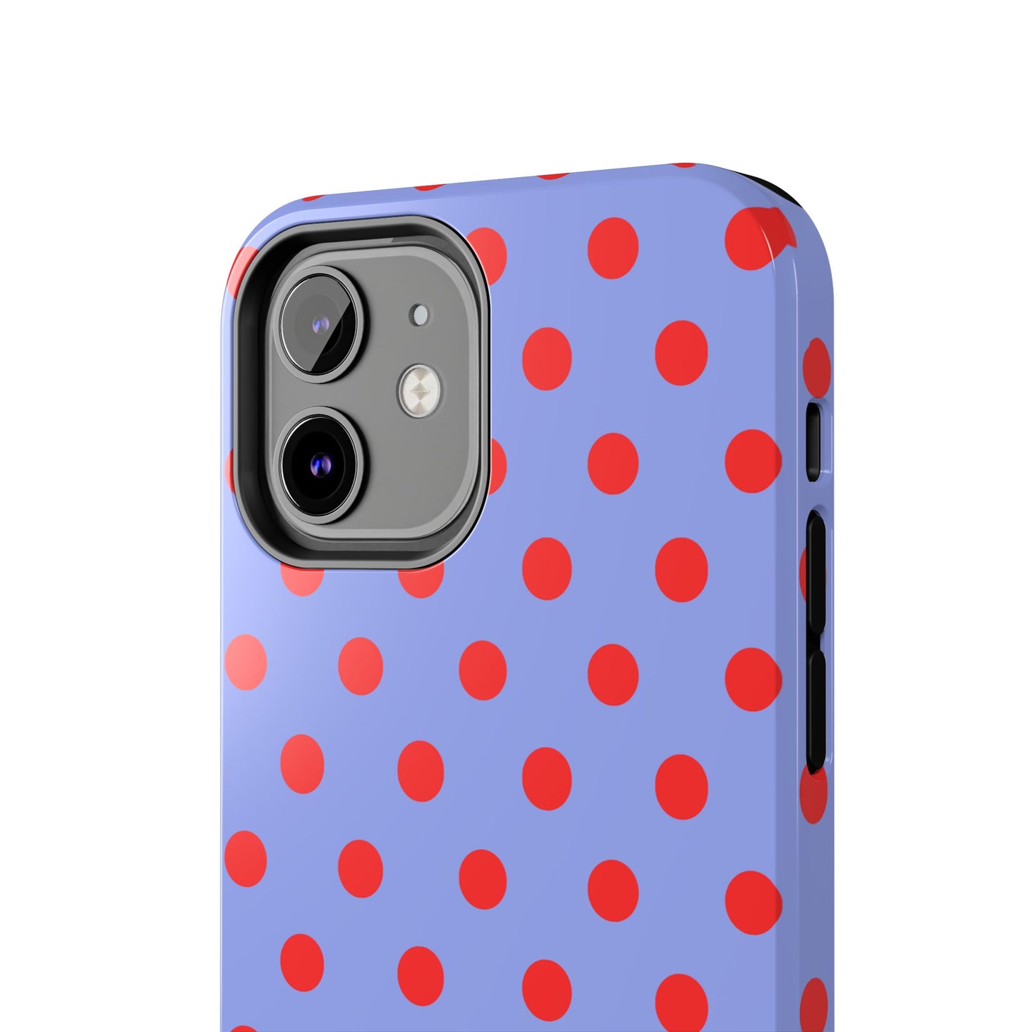 RED POLKA, Tough Phone Case