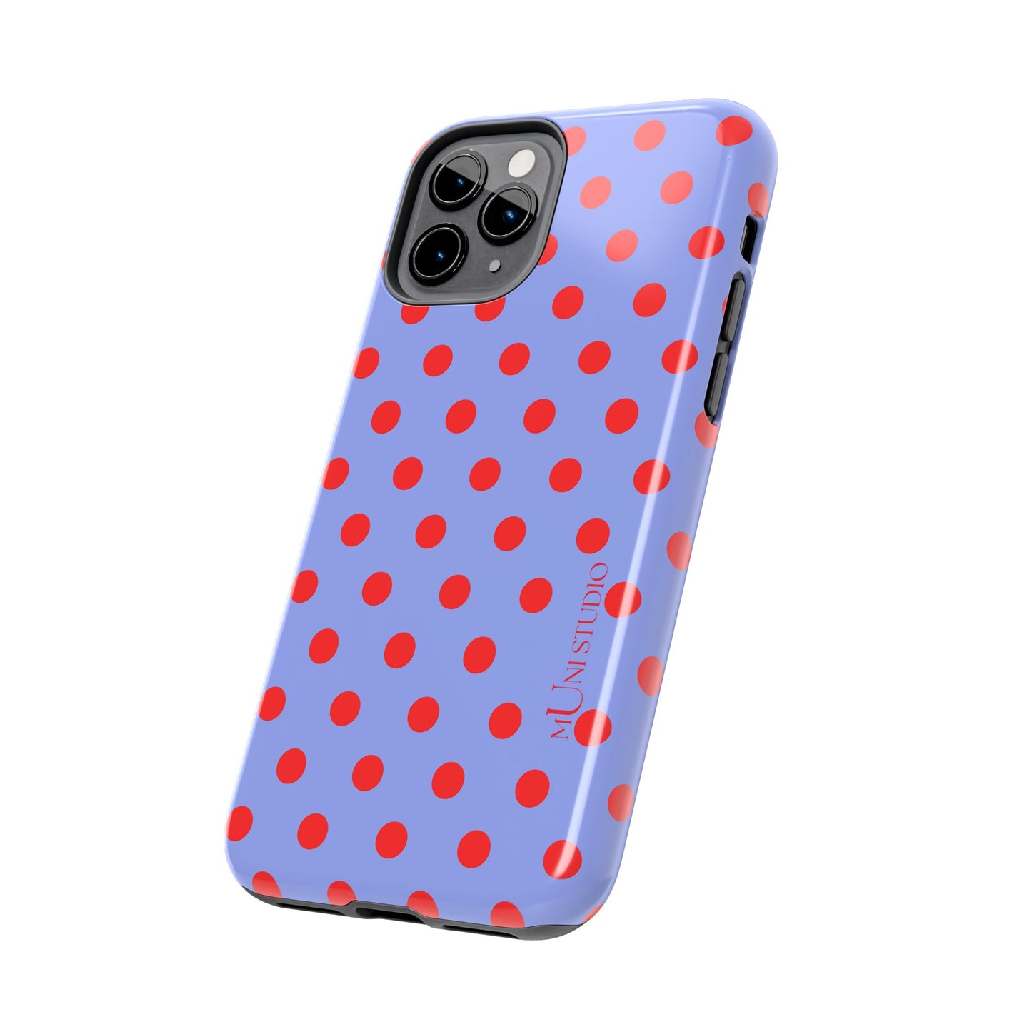 RED POLKA, Tough Phone Case