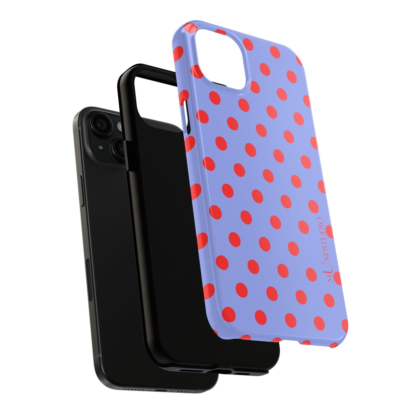 RED POLKA, Tough Phone Case