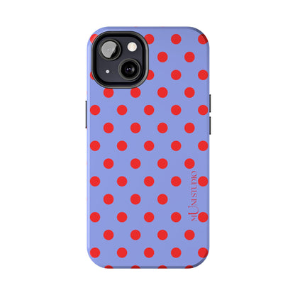 RED POLKA, Tough Phone Case