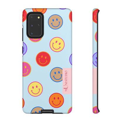 HORIZON BLUE SMILEY, Tough Phone Case