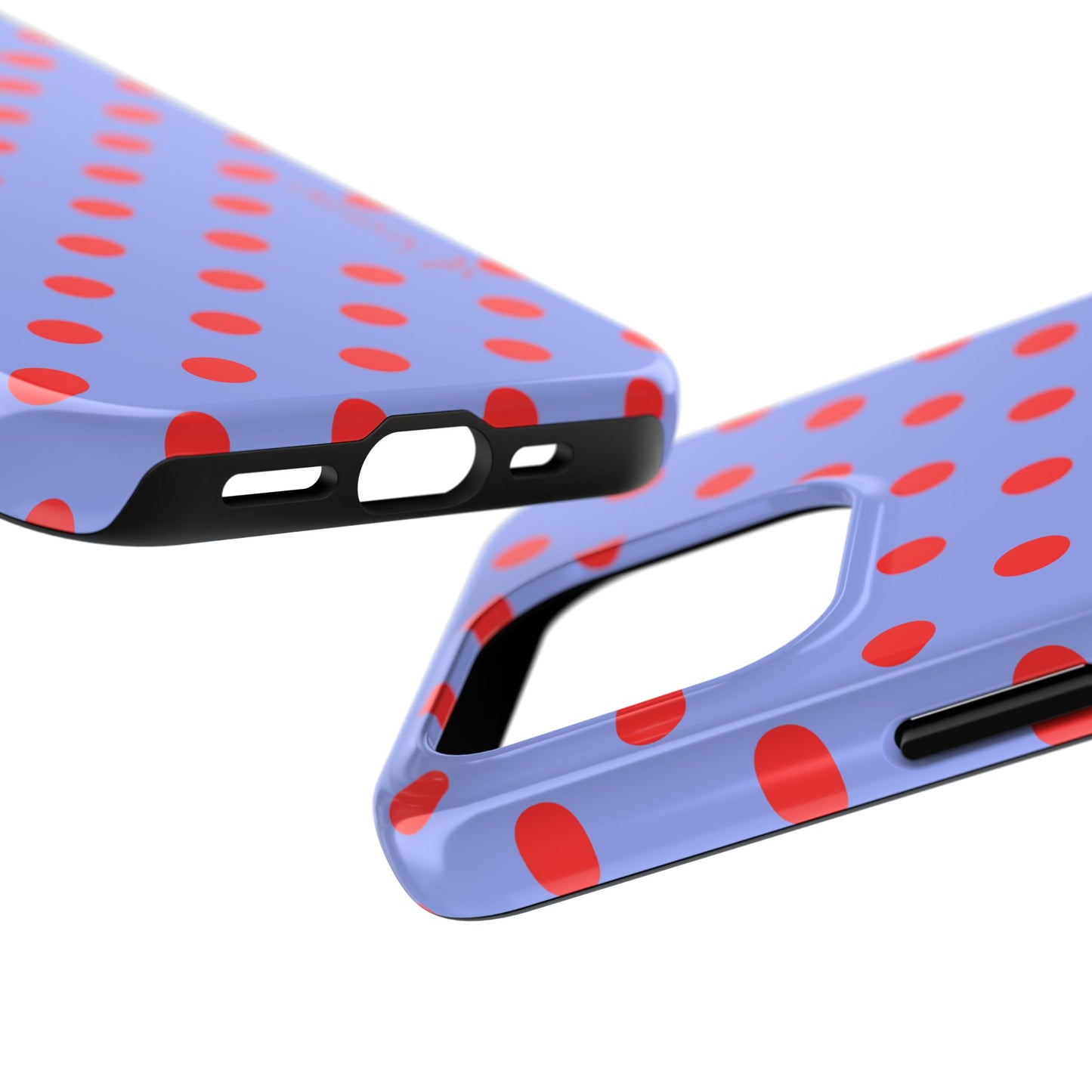 RED POLKA, Tough Phone Case