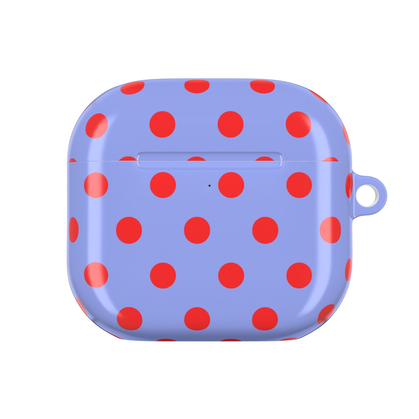 Muni Studio RED POLKA AirPod Case – open lid
