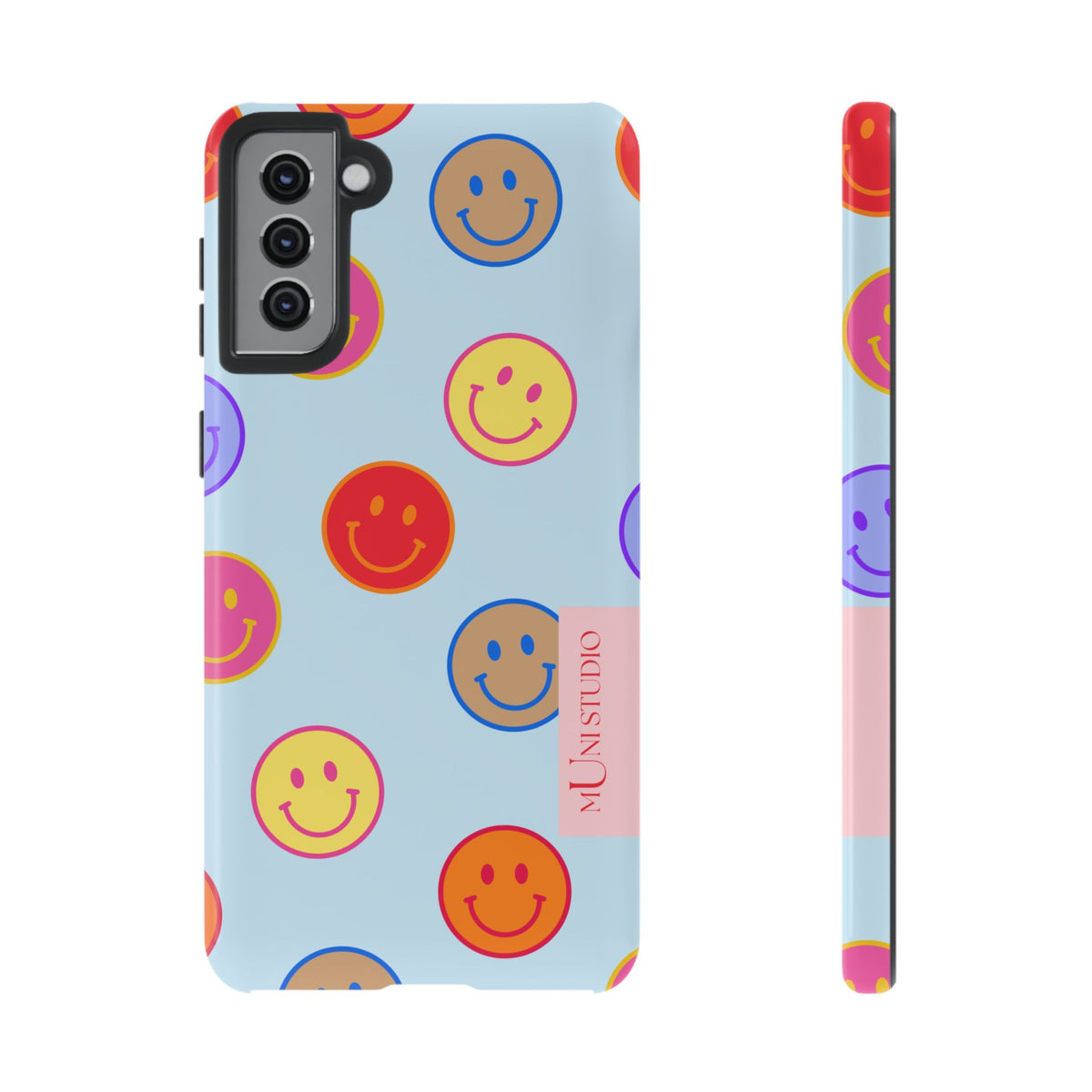 HORIZON BLUE SMILEY, Tough Phone Case
