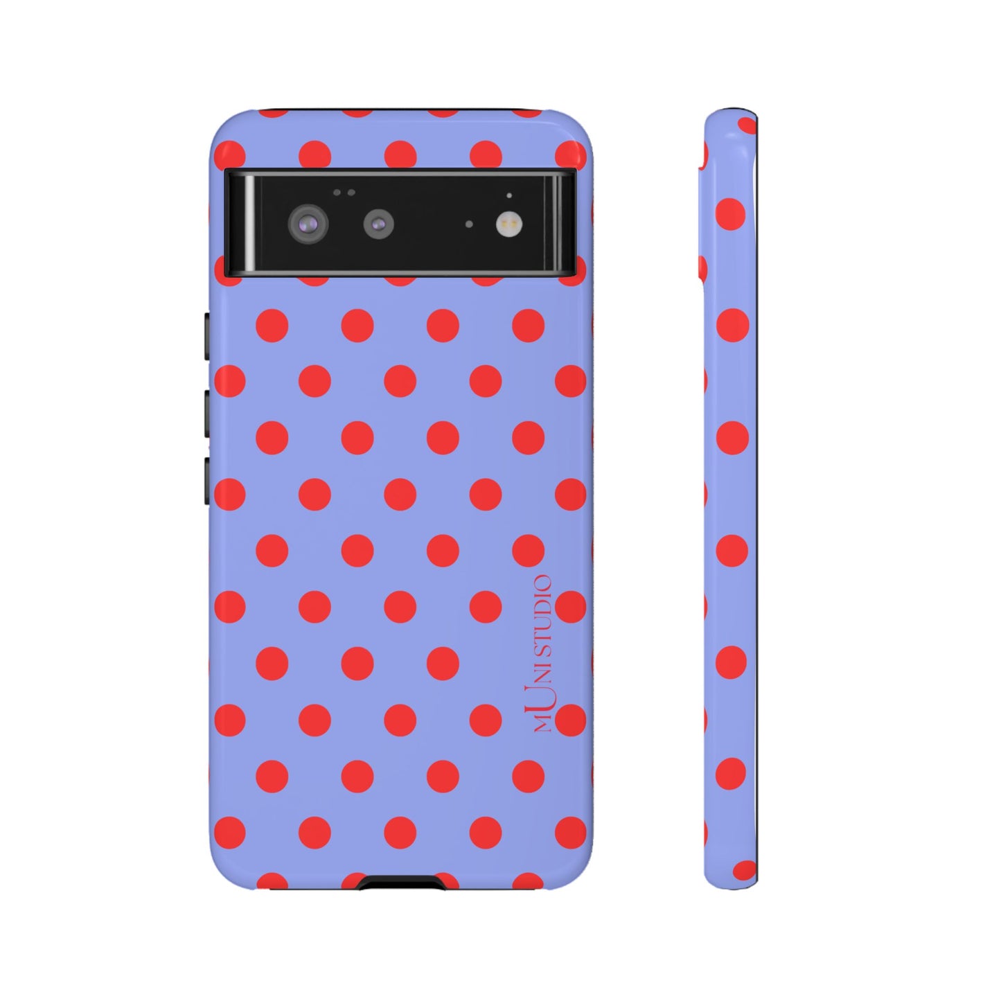 RED POLKA, Tough Phone Case