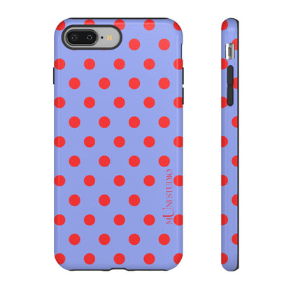 RED POLKA, Tough Phone Case