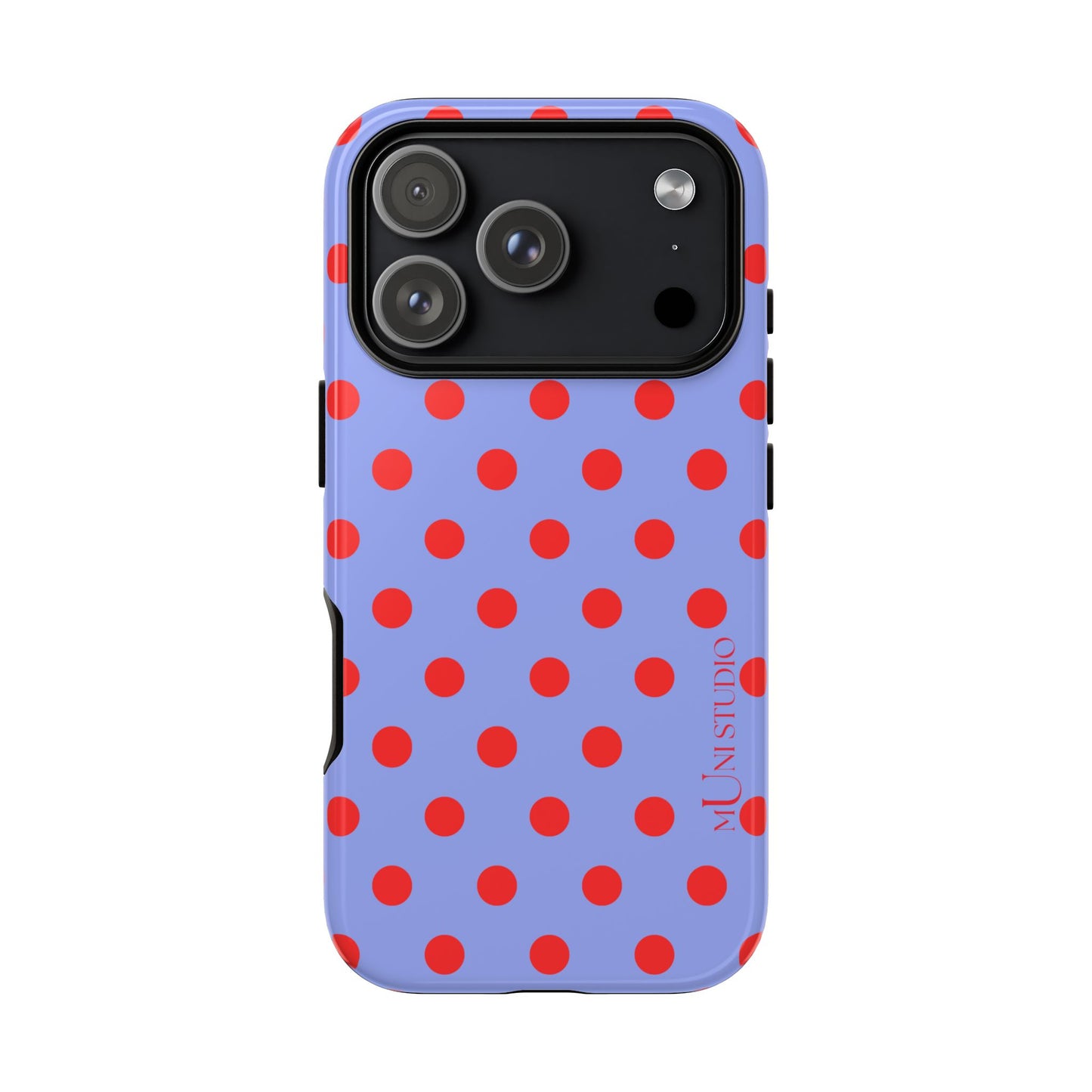 RED POLKA, Tough Phone Case