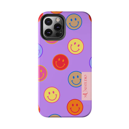 LAVENDER SMILEY, Tough Phone Case