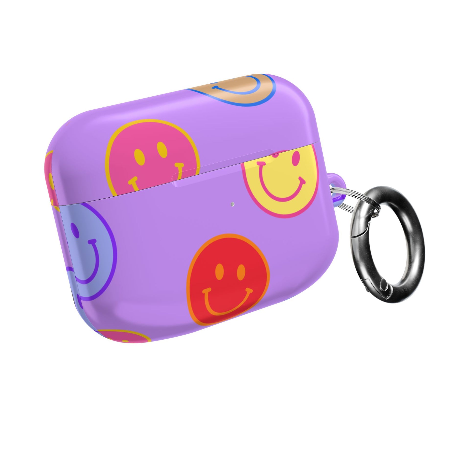 Muni Studio LAVENDER SMILEY AirPod Case – charging port