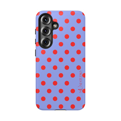 RED POLKA, Tough Phone Case