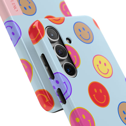 HORIZON BLUE SMILEY, Tough Phone Case