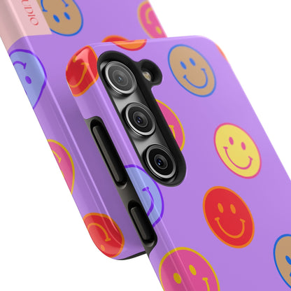 LAVENDER SMILEY, Tough Phone Case