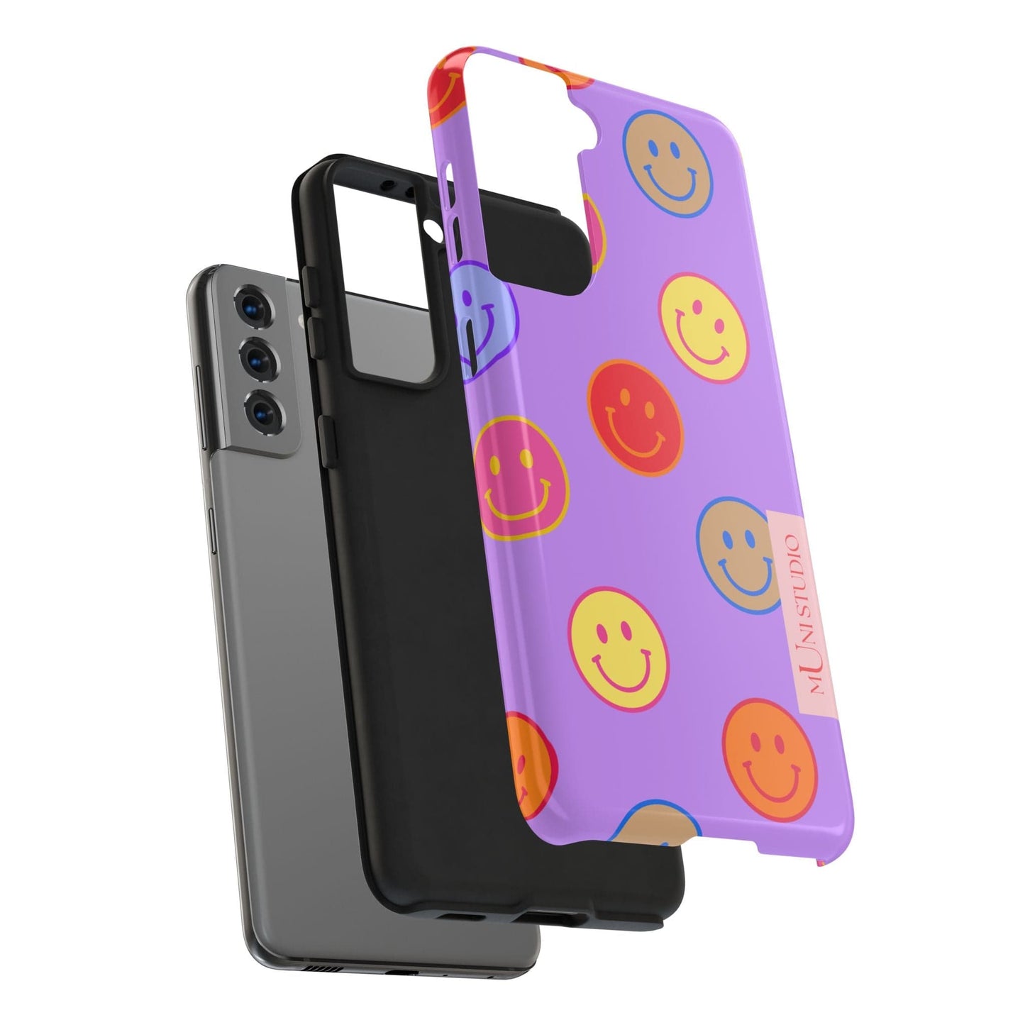 LAVENDER SMILEY, Tough Phone Case