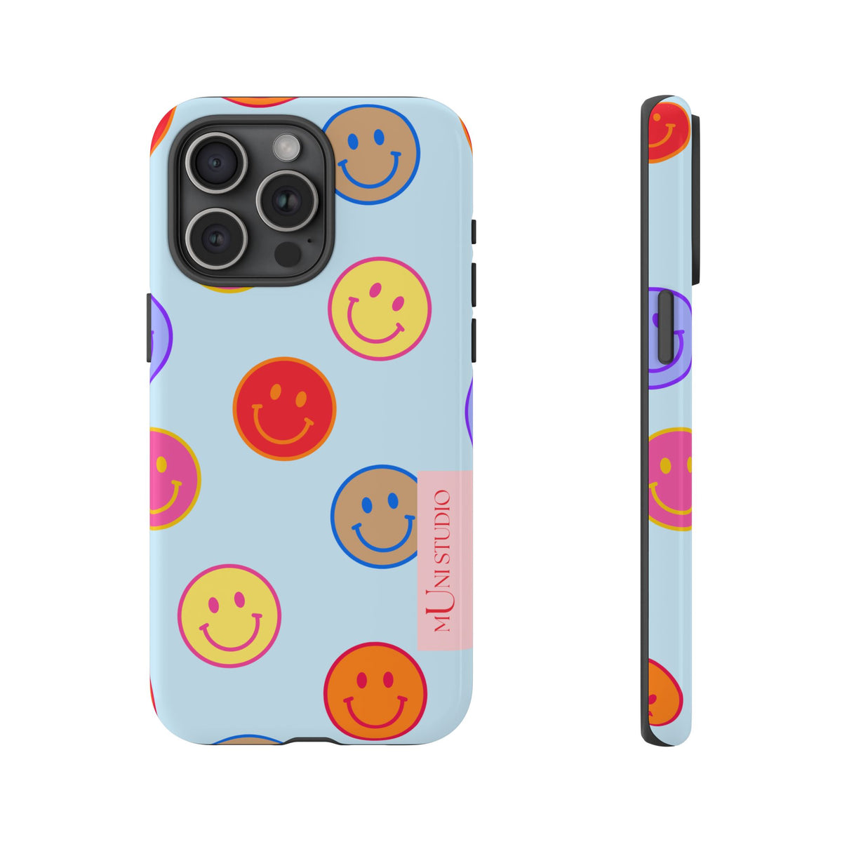 HORIZON BLUE SMILEY, Tough Phone Case