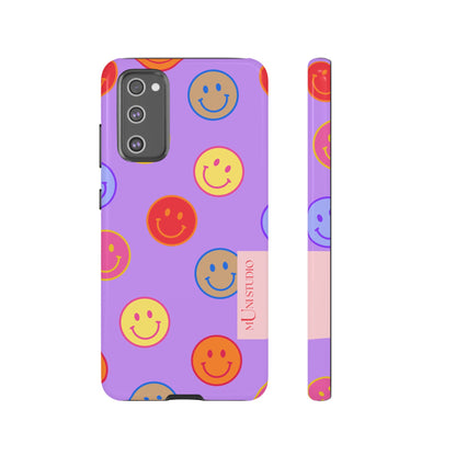 LAVENDER SMILEY, Tough Phone Case