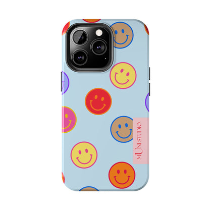 HORIZON BLUE SMILEY, Tough Phone Case