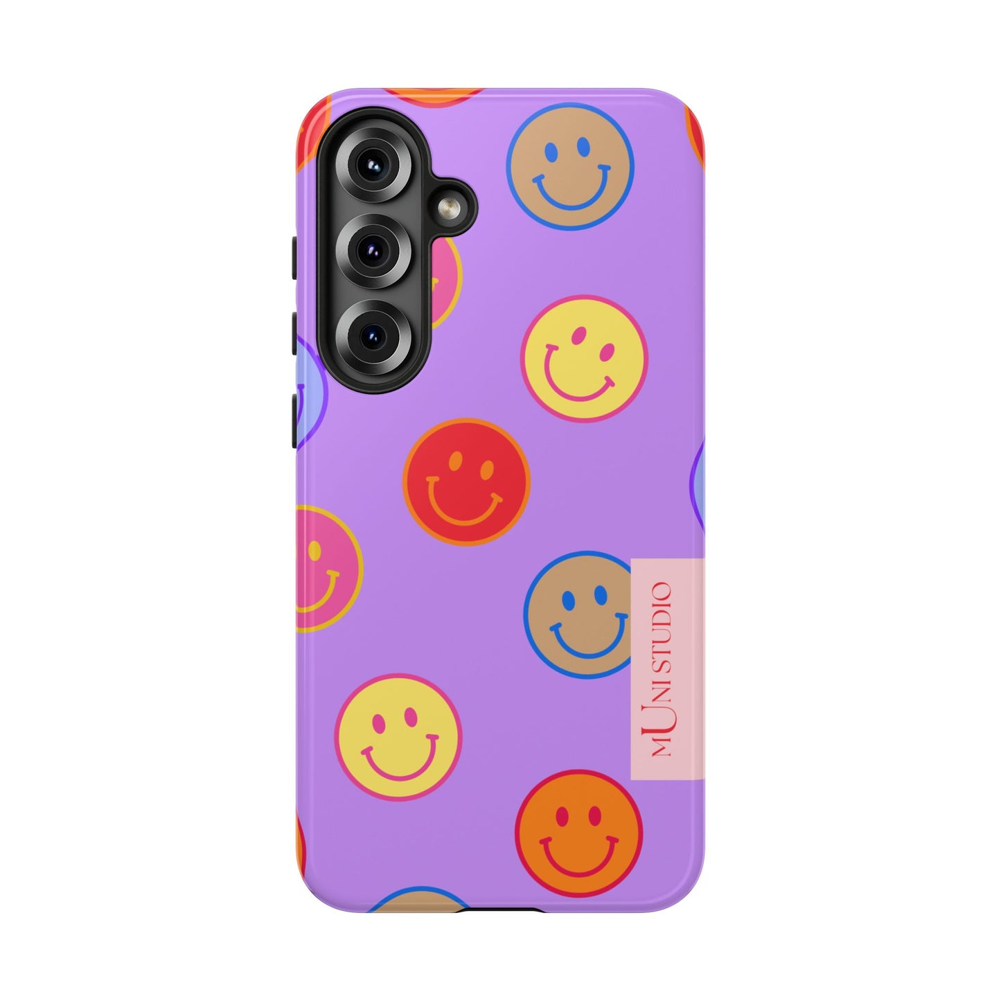 LAVENDER SMILEY, Tough Phone Case