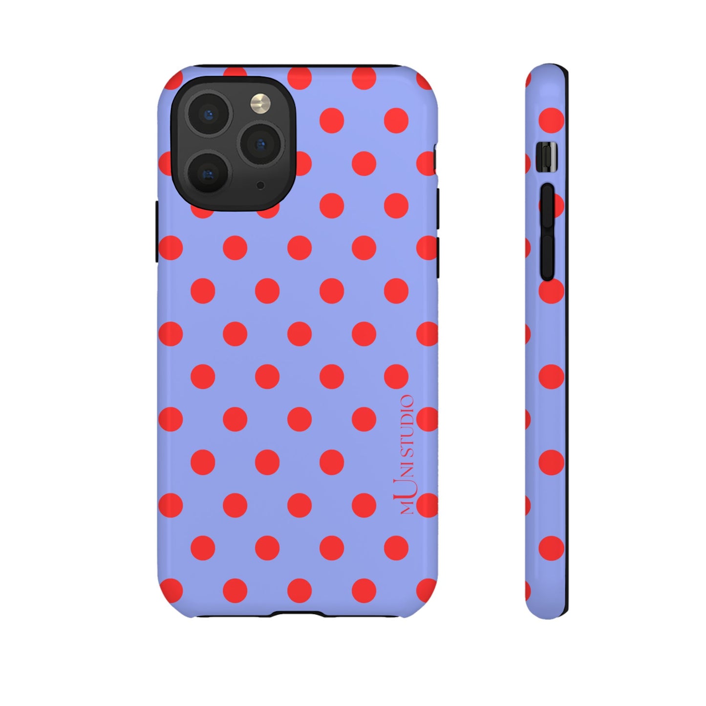 RED POLKA, Tough Phone Case