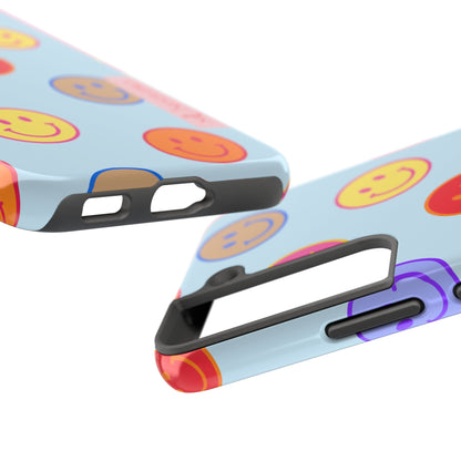 HORIZON BLUE SMILEY, Tough Phone Case