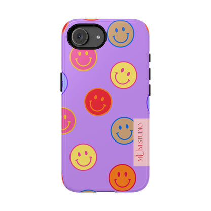 LAVENDER SMILEY, Tough Phone Case