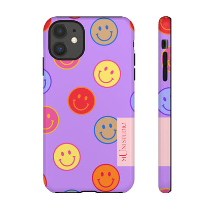 LAVENDER SMILEY, Tough Phone Case