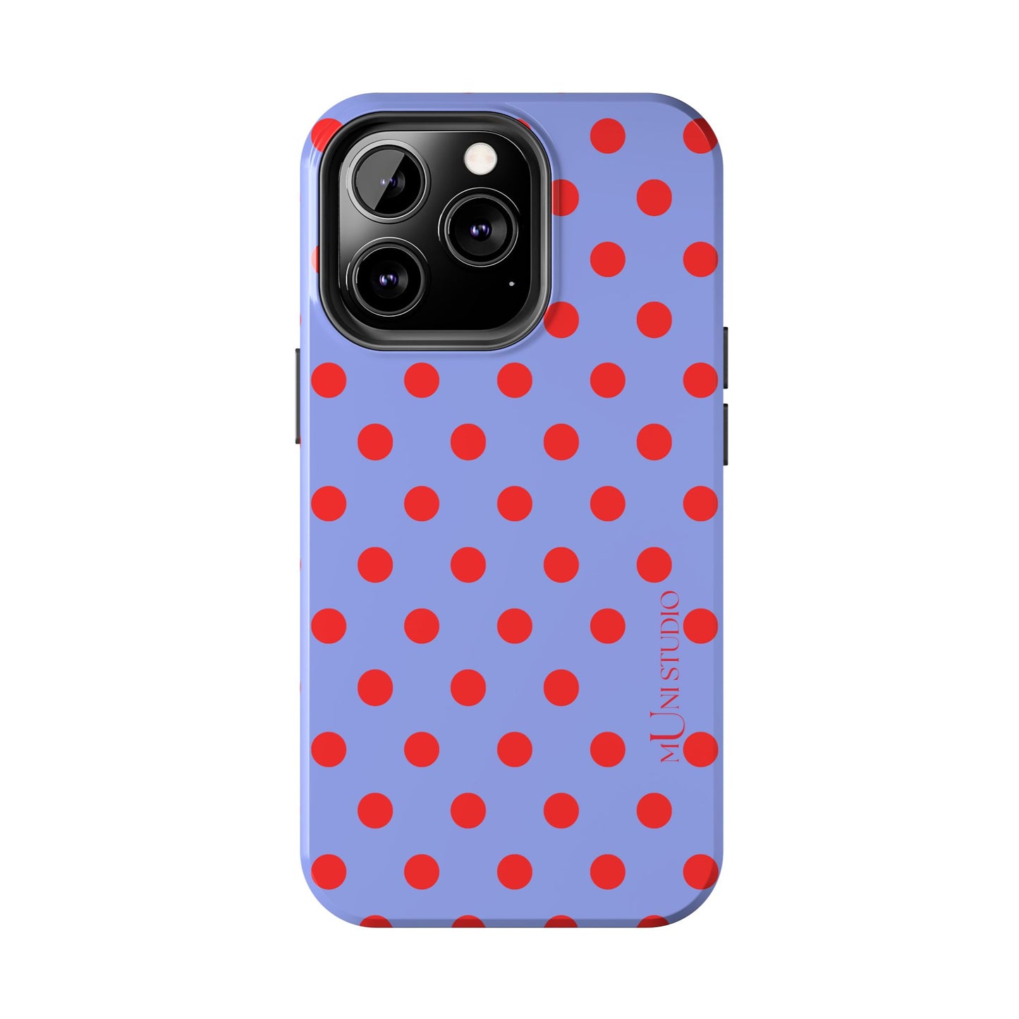 RED POLKA, Tough Phone Case