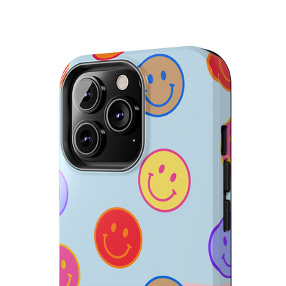HORIZON BLUE SMILEY, Tough Phone Case