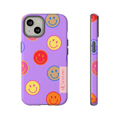 LAVENDER SMILEY, Tough Phone Case
