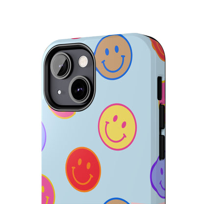 HORIZON BLUE SMILEY, Tough Phone Case