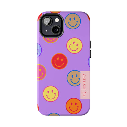 LAVENDER SMILEY, Tough Phone Case