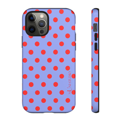 RED POLKA, Tough Phone Case
