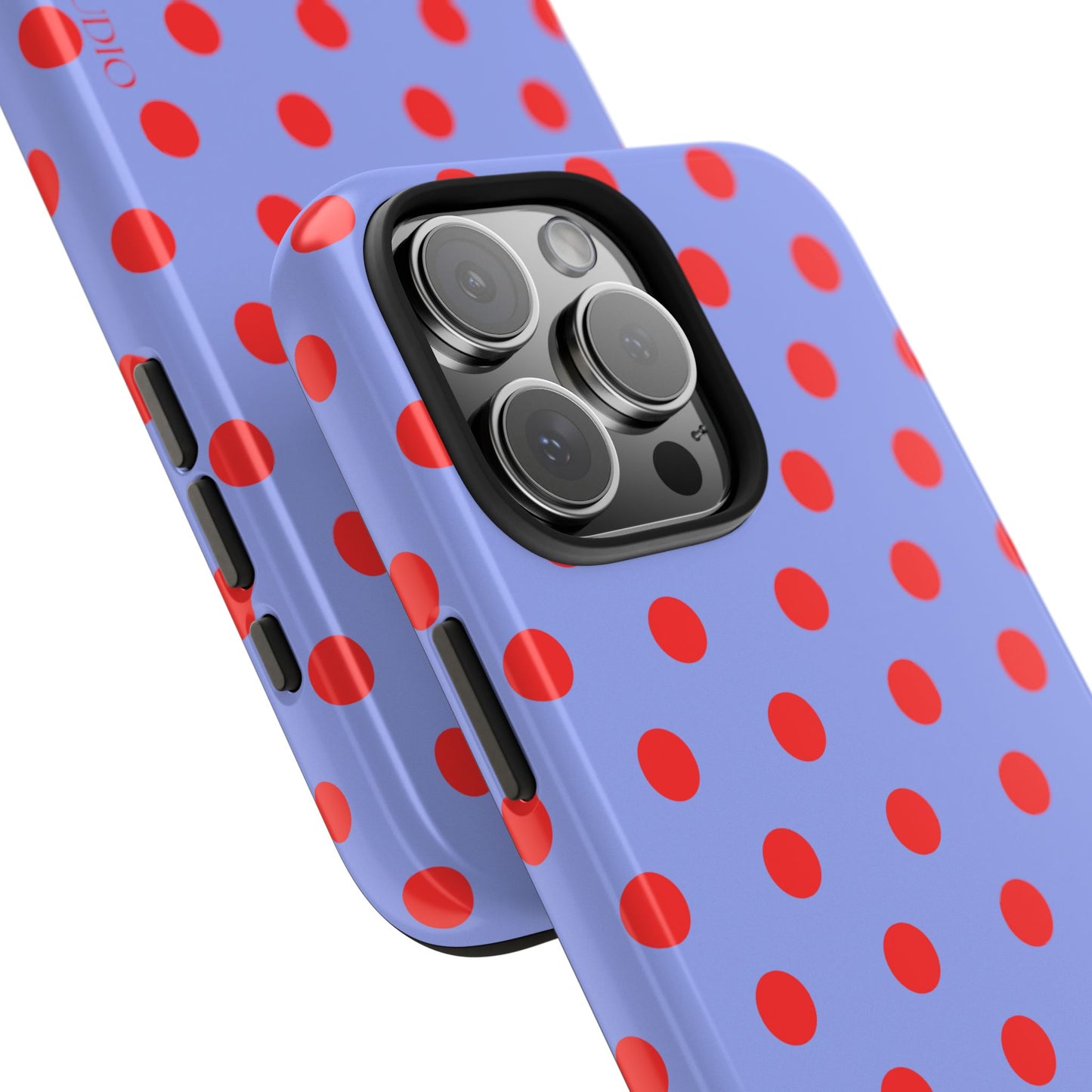 RED POLKA, Tough Phone Case