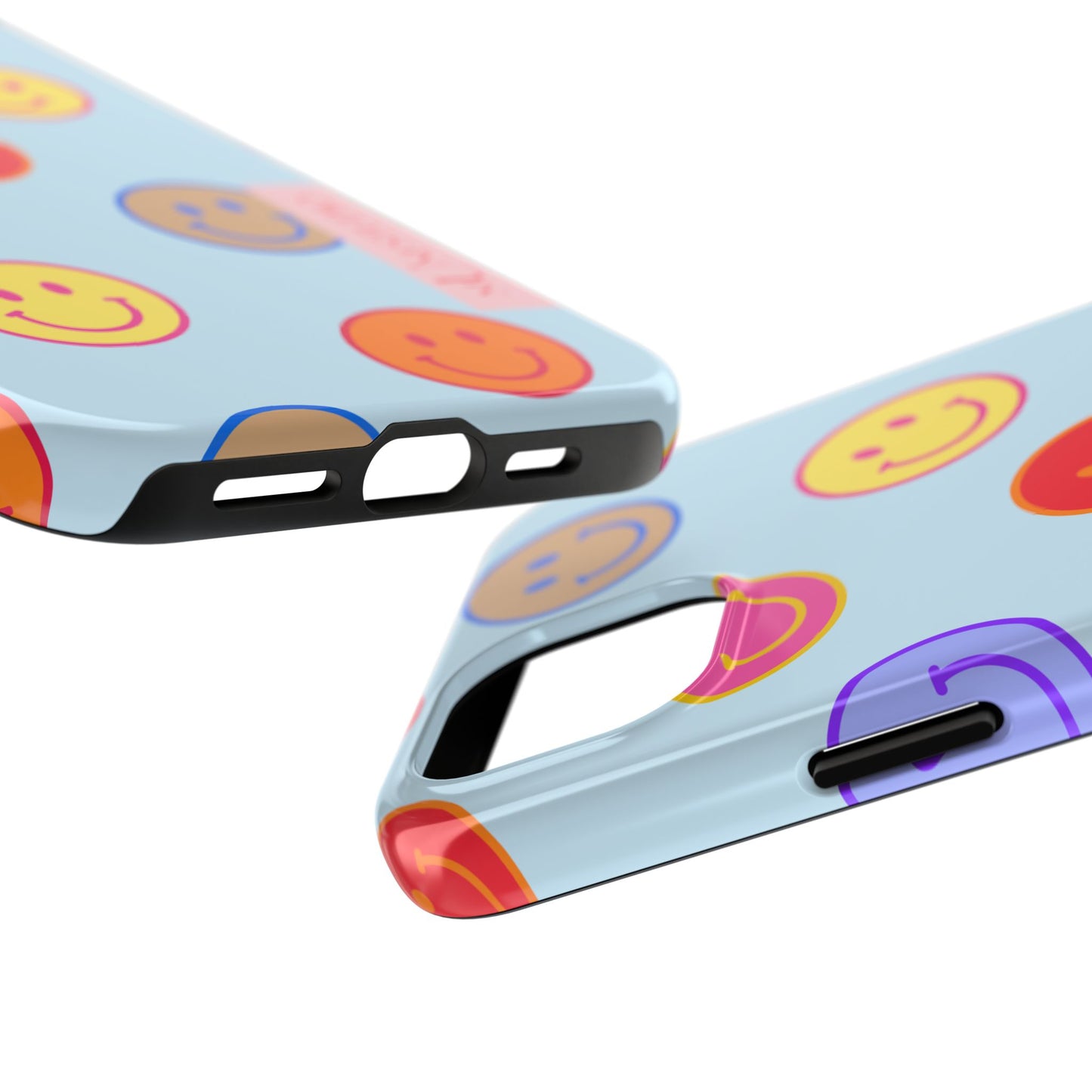 HORIZON BLUE SMILEY, Tough Phone Case