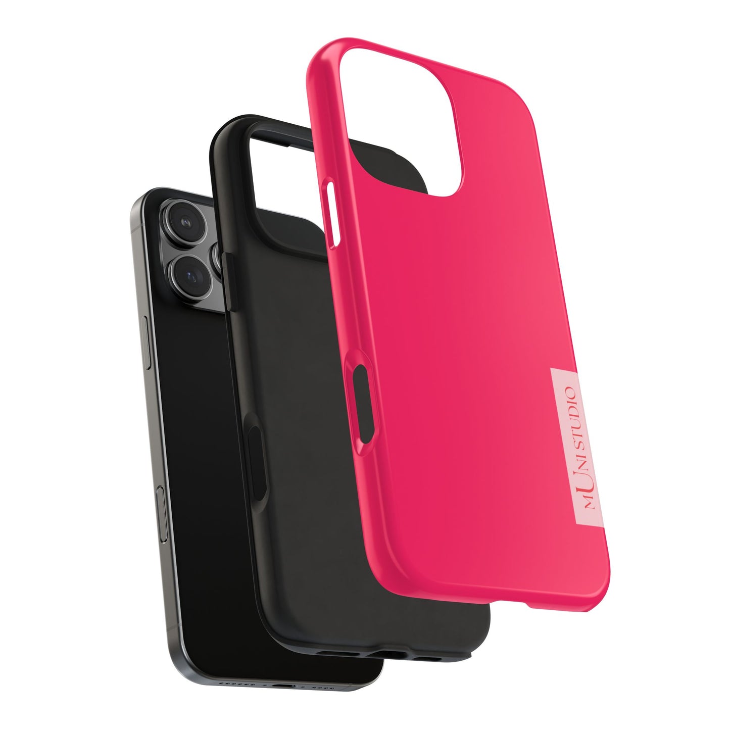 Muni Studio PINK Tough Phone Case – back view