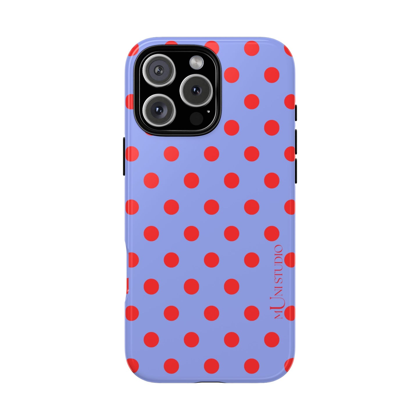 RED POLKA, Tough Phone Case