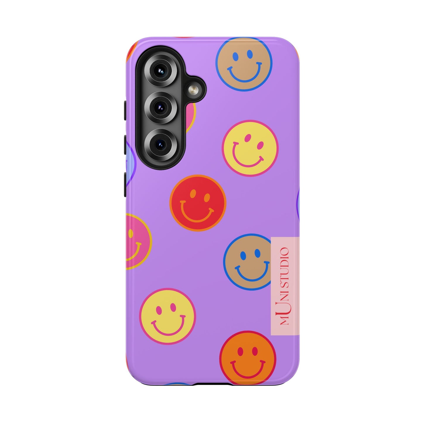 LAVENDER SMILEY, Tough Phone Case
