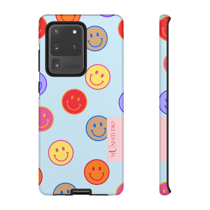 HORIZON BLUE SMILEY, Tough Phone Case