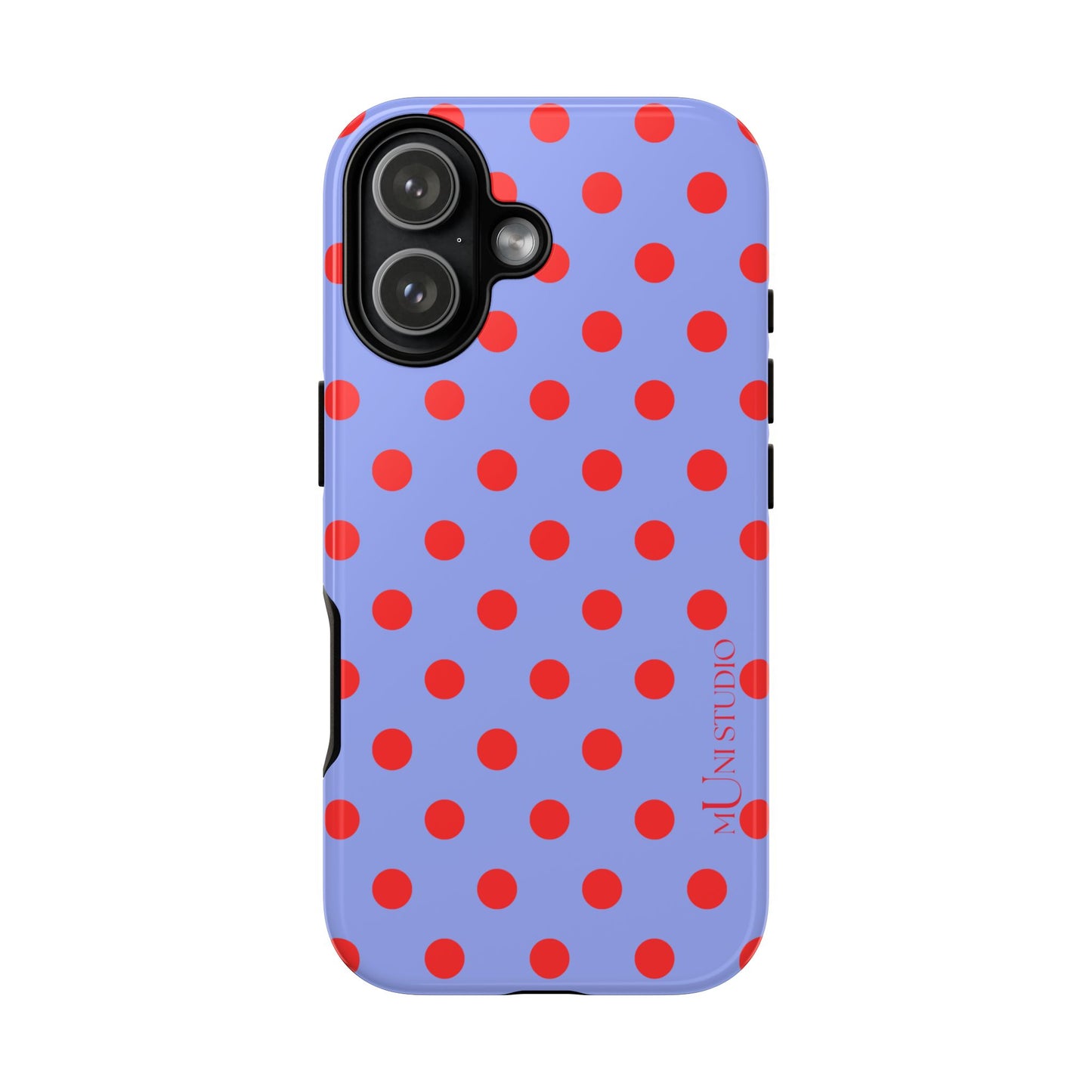 RED POLKA, Tough Phone Case
