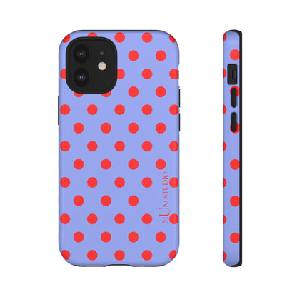 RED POLKA, Tough Phone Case