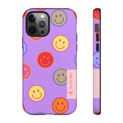 LAVENDER SMILEY, Tough Phone Case