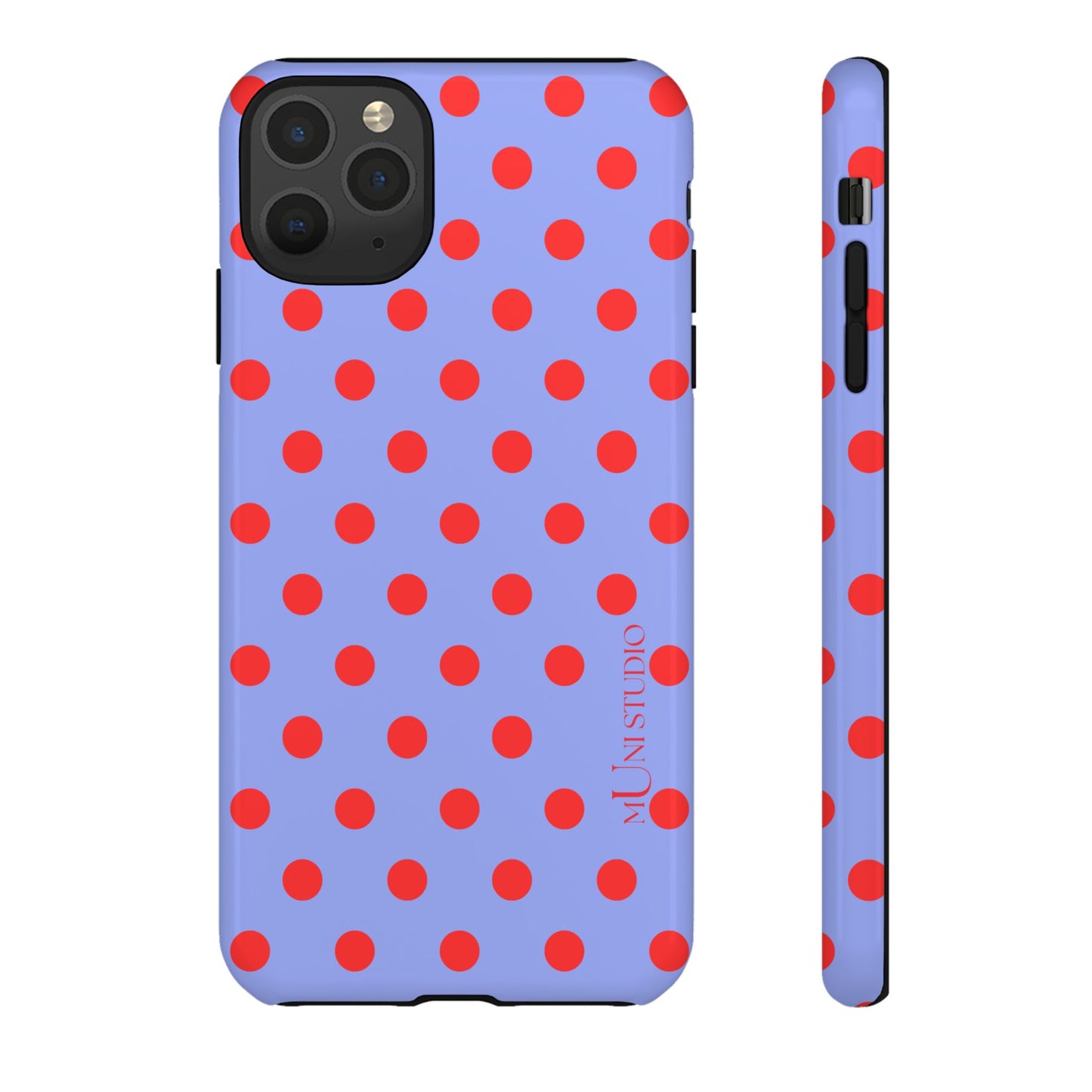 RED POLKA, Tough Phone Case