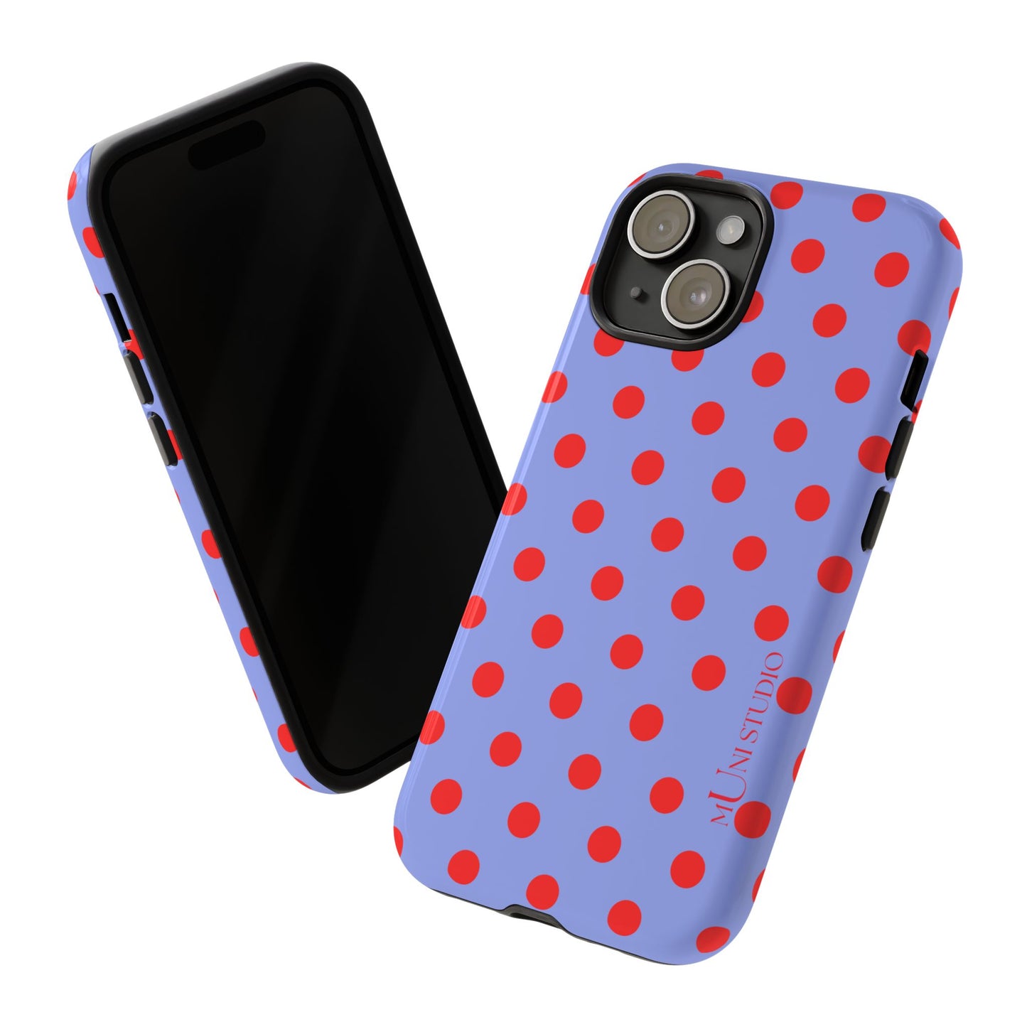 RED POLKA, Tough Phone Case