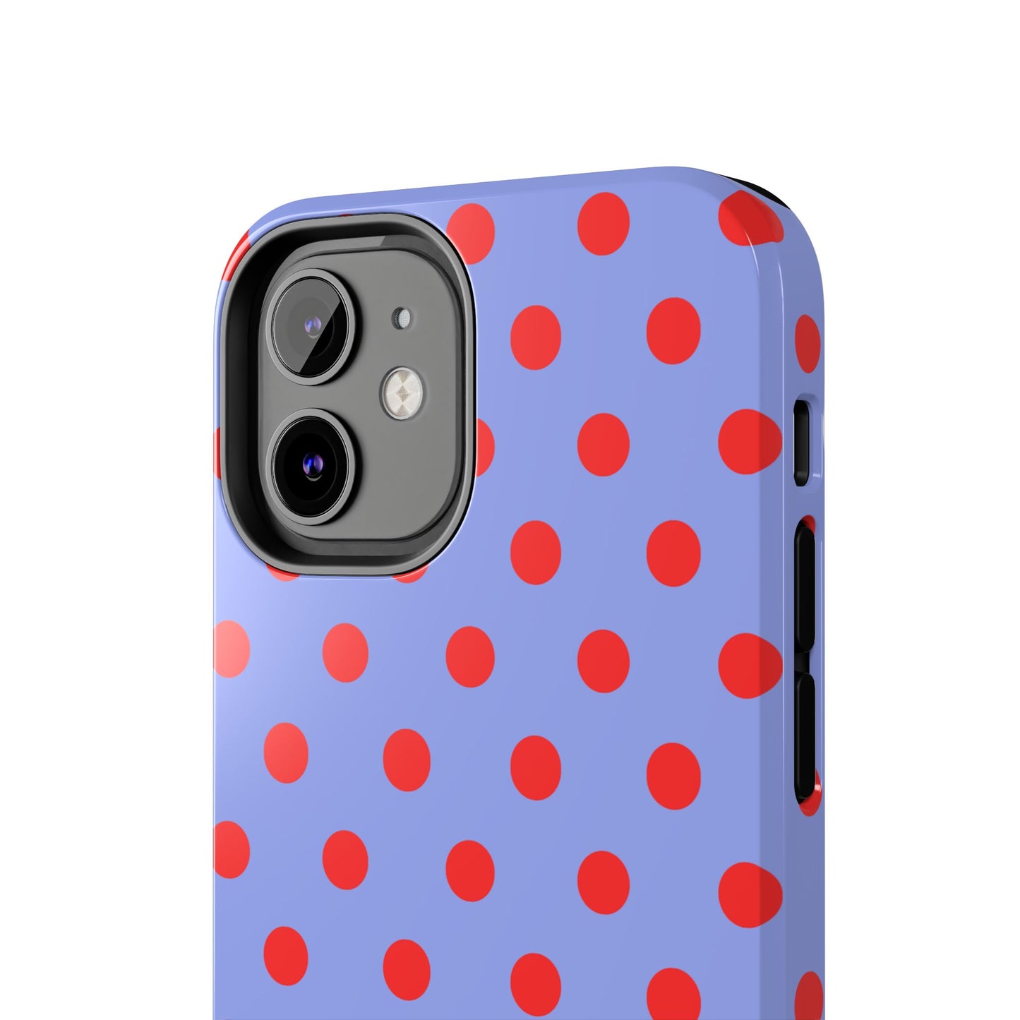 RED POLKA, Tough Phone Case